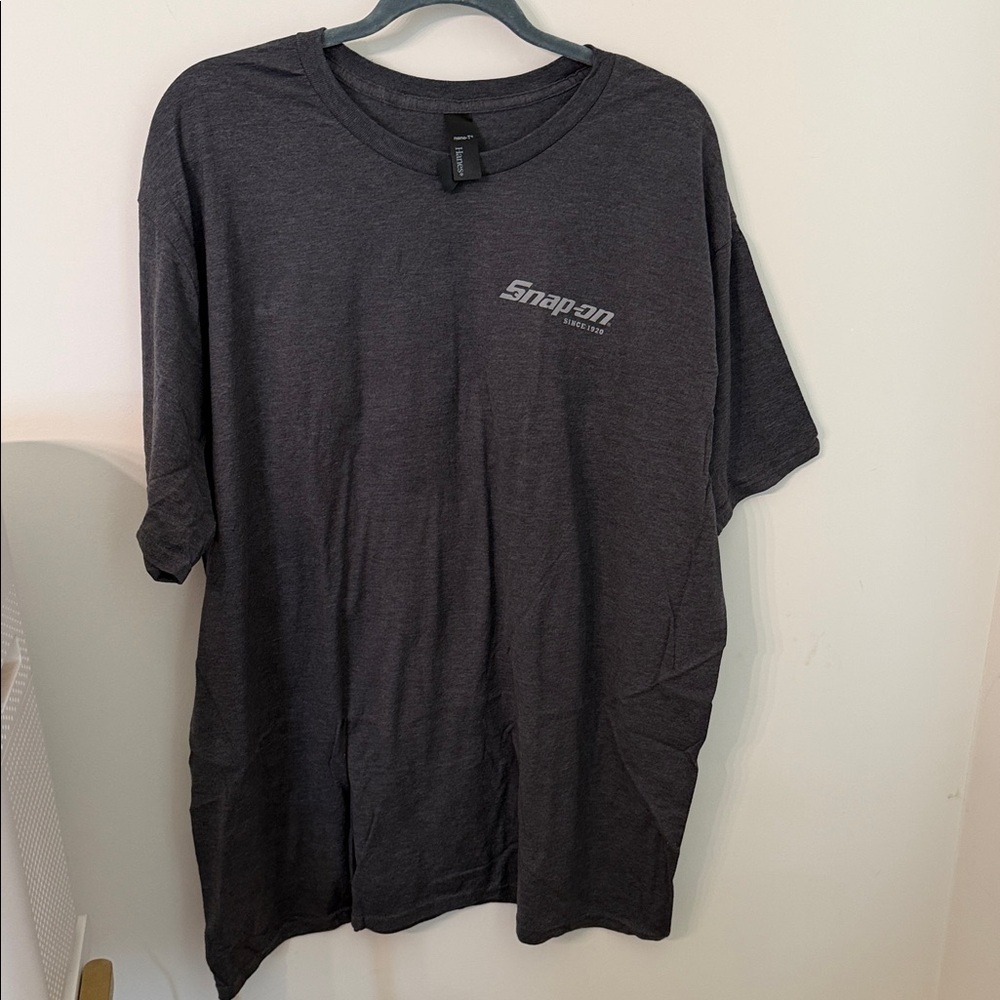 Snap-on Tools Charcoal Short Sleeve Logo Tee 2XL NEW